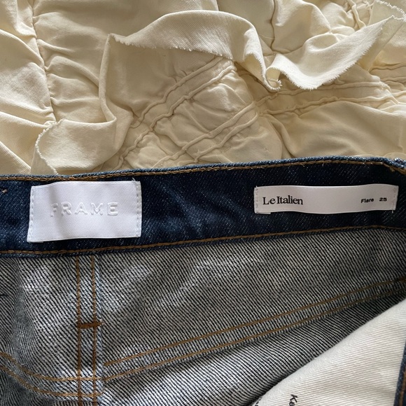 Frame Denim Jeans Frame Le Italians High Rise Straight Jeans